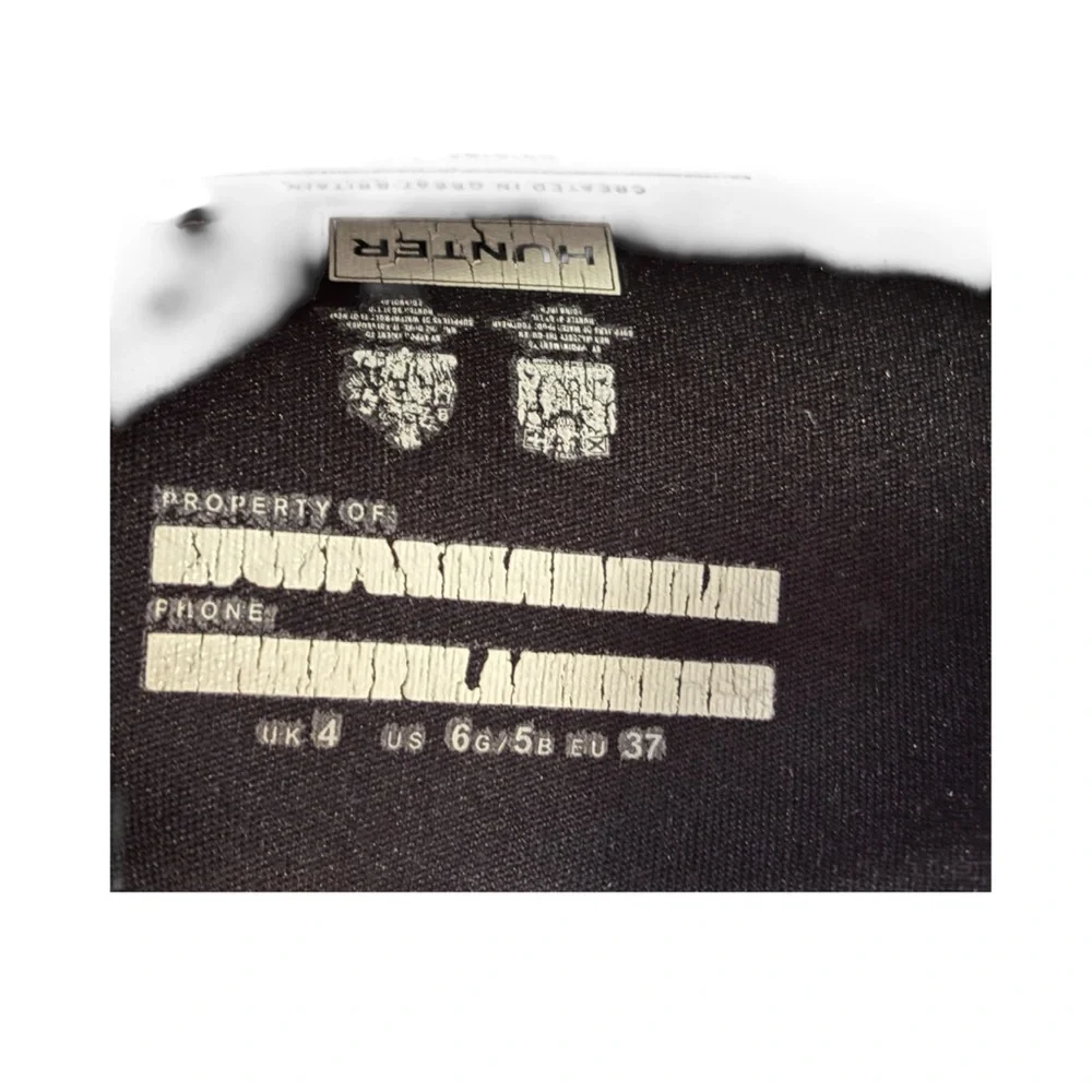 Hunter Classic Black Rain Boots - Picture 9 of 9